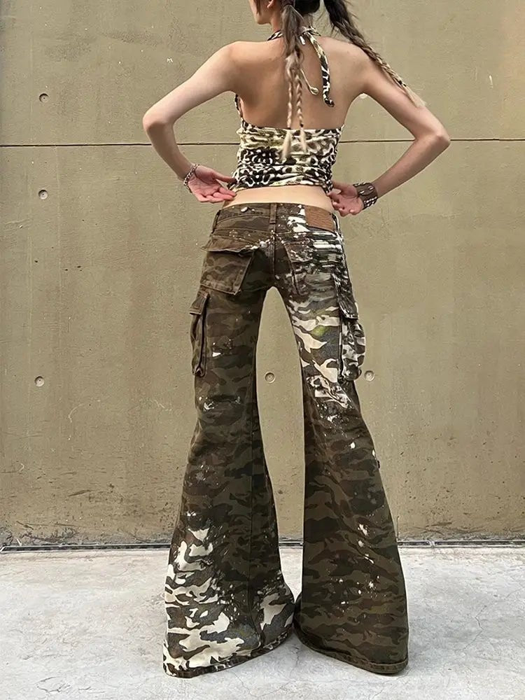 camo-chaos-flare-pants-616356